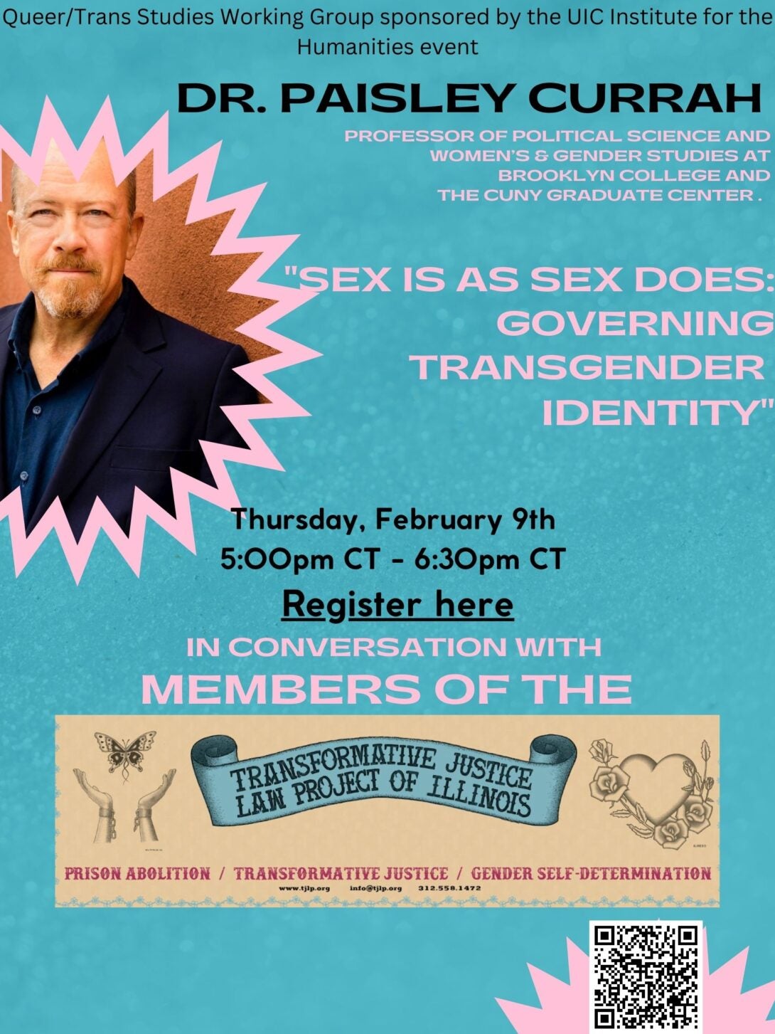 Sex Is Sex Does: Governing Transgender Identity | Institute for the  Humanities | University of Illinois Chicago