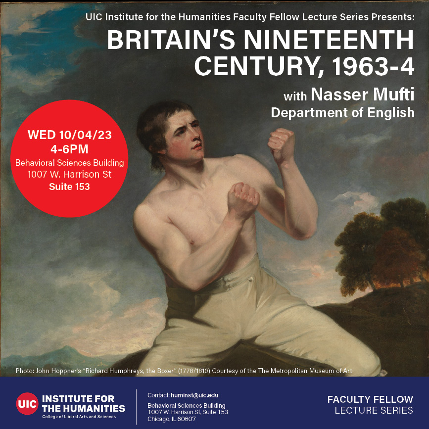 Britain's Nineteenth Century, 1963-4 Flyer with event details